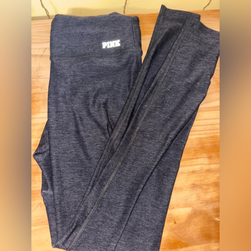 PINK Victoria's Secret Charcoal Yoga Leggings